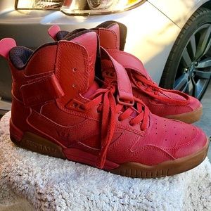 Red Supra Bleeker Sneakers